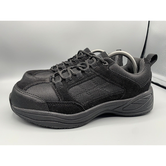 BRAHMA Black Suede Leather Mesh Steel Toe Work Boots Shoes Sneakers Men\'s Size 7 main image 8
